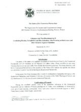 Religious Discrimination Suffered by the Ecumenical Patriarchate