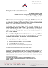 Statement of ADF International