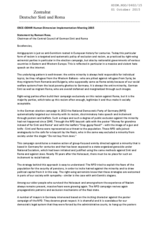 Statement of Romani Rose, Chair of the Central Council of German Sinti and Roma