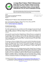 Written contribution by ABTTF