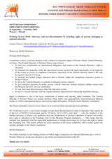 Rights of persons belonging to national minorities