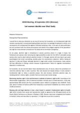 Let women decide over their body