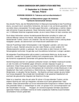 Refugees and measures against intolerance