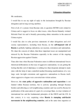 Right of reply statement