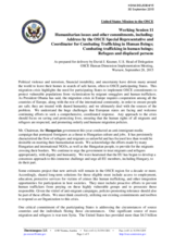 Statement as prepared for delivery by David J. Kramer, U.S. Head of Delegation