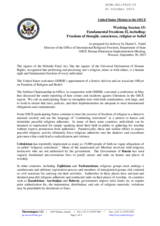 Statement. As prepared for delivery by Daniel L. Nadel, Director of the Office of International Religious Freedom, Department of State