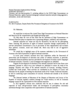 Statement on National Minorities