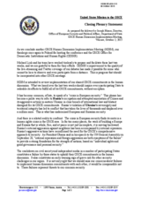 Closing Plenary Statement. As prepared for delivery by Joseph Manso, Director, Office of European Security and Political Affairs, Department of State