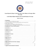 Second Quarterly Report - Human Rights Situation in the Occupied Regions of Georgia