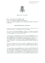 Belgian Right of Reply