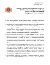 Statement in response to the OSCE HCNM