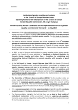 Statement by Mr. Sergiy Kyslytsya, Chair of the Gender Equality Commission