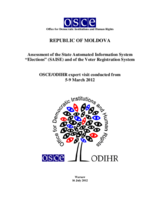 Moldova, Assessment of the State Automated Information System “Elections” (SAISE) and of the Voter Registration System