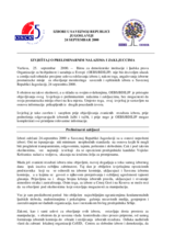 Preliminary Statement on Federal and Municipal Elections in the Federal Republic of Yugoslavia, 24 September 2000 (sr)