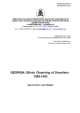 Georgia: Ethnic Cleansing of Ossetians, 1989-1992