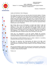 Combating intolerance and discrimination against Muslims