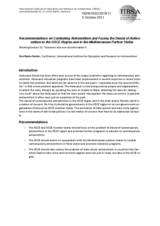 Recommendations on Combating Antisemitism and Facing the Denial of Antisemitism in the OSCE Region and in the Mediterranean Partner States