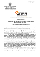 Enhancing the Implementation of OSCE Commitments Regarding Roma and Sinti