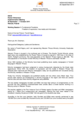 Intervention at Working Session 1 on freedom of expression, free media and information