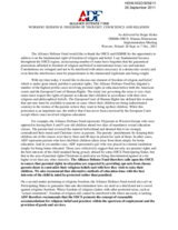 Freedom of thought, conscience and religion:  parental rights and "non-discrimination"