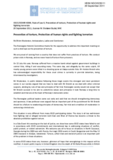 Prevention of torture, Protection of human rights and fighting terrorism