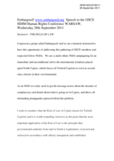 Turkish Cypriots and the Rule of Law in Cyprus