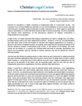 Christian Legal Centre Intervention: Session 3