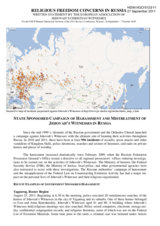 Religious Freedom Concerns in Russia