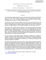 Censorship and Suppression of Religious Freedom under the Extremism Law: Religious Discrimination Directed at Scientology Organizations in Russia in Contravention of Fundamental Human Rights
