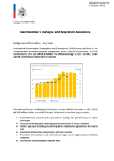 Liechtenstein 's Refugee and Migration Assistance-information sheet
