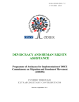 ODIHR EXB Migration Freedom Movement 1300439 2012