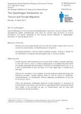 Copenhagen Declaration on Torture and Forced Migration