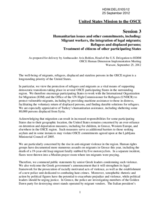 Statement from the United States