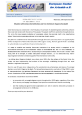 EUCFA on Democratic Institutions in Nagorno-Karabakh Republic