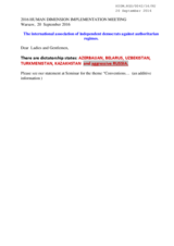 International covenants on human rights and implementation