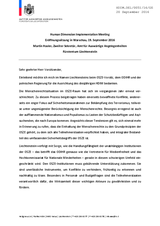 Statement by Principality of Liechtenstein at the Opening Plenary Session