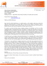 Intervention by Pervin Chairoula