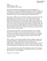 Human Rights Education