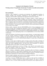 Statement by the Delegation of Ukraine for the Working sessions 4-5