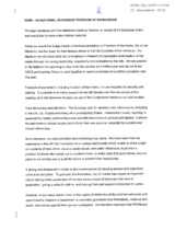 United Kingdom Statement on Freedom of Expression