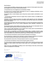 Statement by Karin Flieswasser