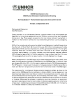 UNHCR Statement to the Working Session 7