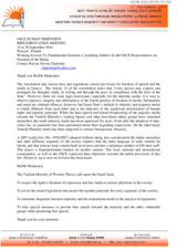 Intervention by Pervin Chairoula