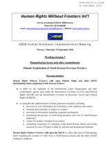 Poland: Exploitation of North Korean Overseas Workers