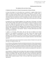 Crimean Human Rights Group - The violation of the rule of law in Crimea