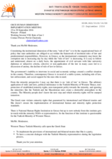 Intervention by Pervin Chairoula during the Working Session 8