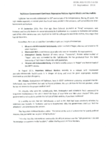 Tajikistan Government continues repressive policies against media and journalists