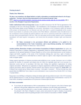 Statement by Human Rights Movement "Bir Duino-Kyrgyzstan"