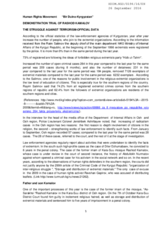 Demonstration trial of Rashod Kamalov. The struggle against terrorism - official data