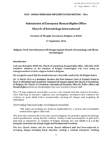 Church of Scientology submission